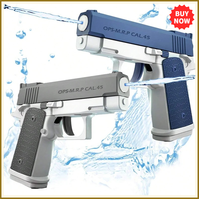 Aquatic Sports - ปืนฉีดน้ำ M1911 ของเล่นปืนฉีดน้ำ ปืนฉีดน้ำสำหรับเล่นเกมยิงปืนในสระน้ำ ชายหาด ฤดูร้อน