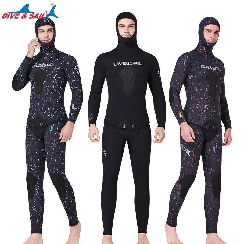 Wetsuit 3Mm Neoprene - 3MM CR Neoprene Wetsuit เปิดเซลล์ฟรีชุดดําน้ํา Camouflage