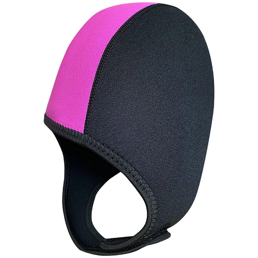 Wetsuit 3Mm Neoprene - หมวกเว็ทสูทนีโอพรีน 3 มม. พร้อมสายรัดคาง ลายหูแมวน่ารักสำหรับผู้หญิง หมวกกันน้ำสำหรับดำน้ำ