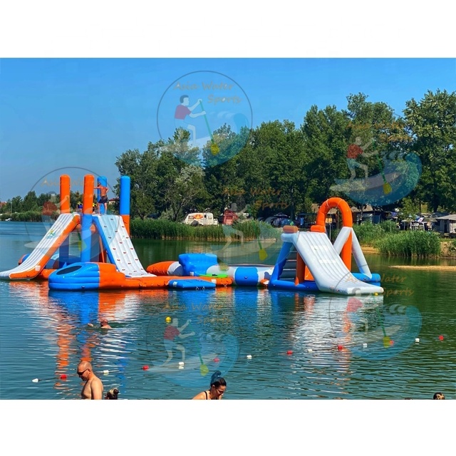 Aquatic Sports For Kids - สวนน้ำเป่าลมกลางแจ้งสำหรับกีฬาทางน้ำเชิงพาณิชย์ในทะเลสาบ อุปกรณ์เล่นน้ำสำหรับผู้ใหญ่และเด็ก