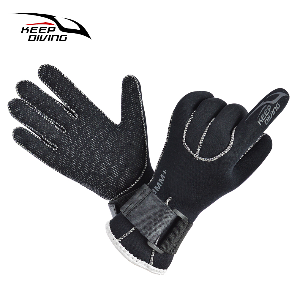 Wetsuit 3Mm Neoprene - 3mm Wetsuit ถุงมือความร้อน Anti Slip Neoprene