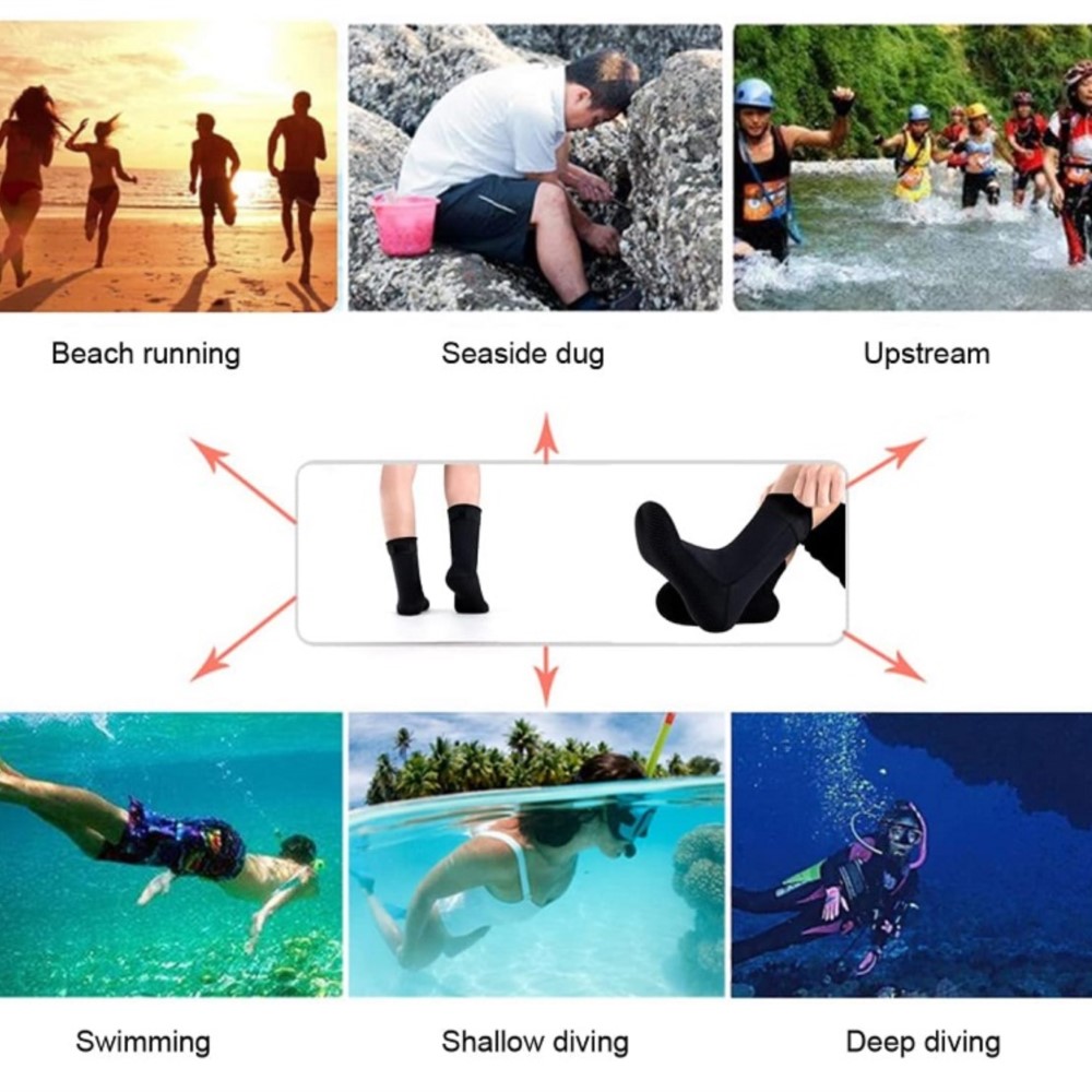 ถุงเท้า Neoprene 3 มม.5 มม.ชุด - Wetsuit 3Mm Neoprene บทวิจารณ์และราคา