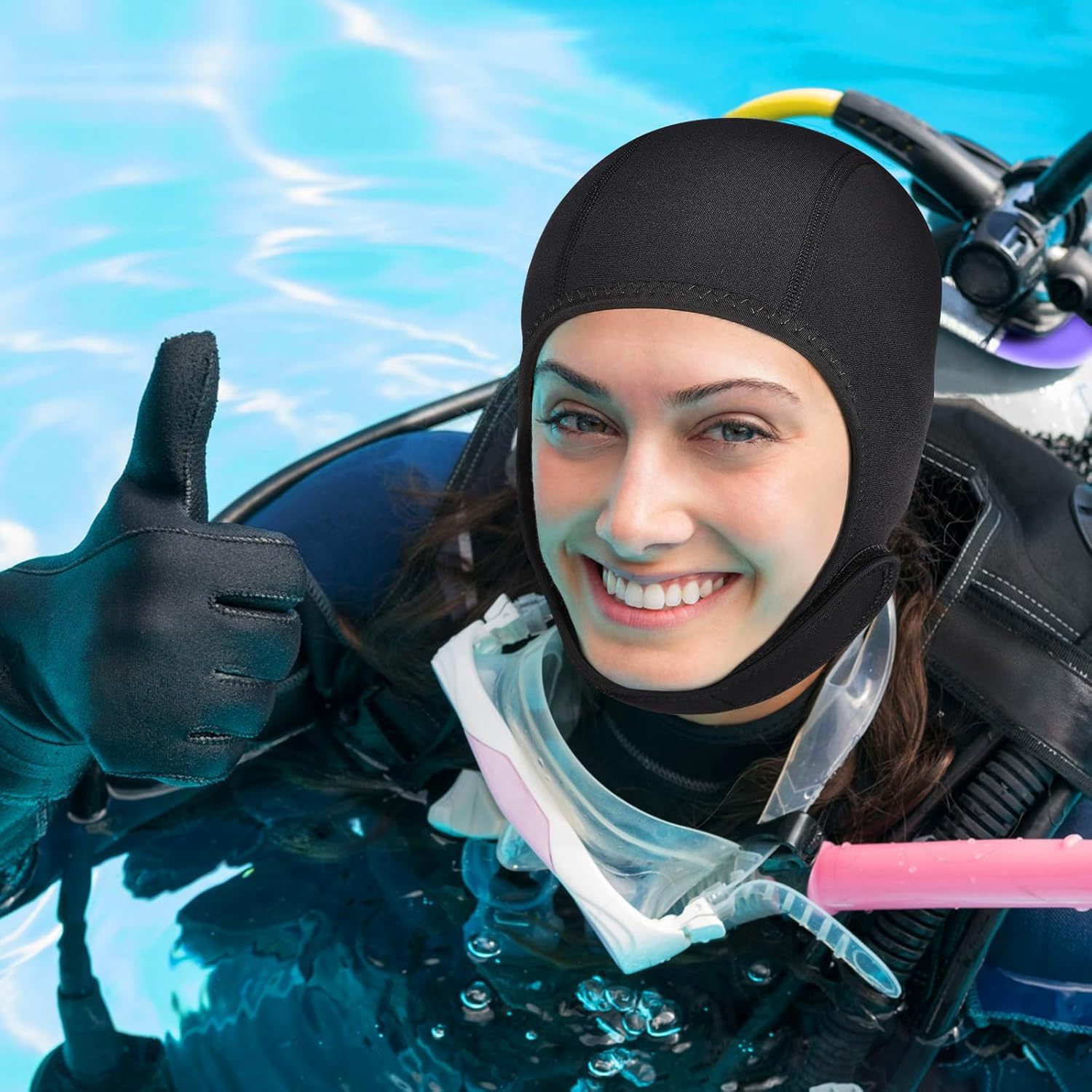 Scuba Dive Hood หมวกว่ายน้ํา 3 - Wetsuit 3Mm Neoprene บทวิจารณ์และราคา