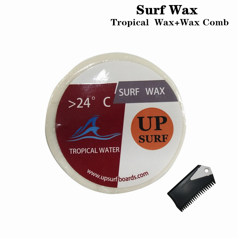 แว็กซ์กันลื่นสำหรับกระดานโต้คล - Surfboard Wax Tropical บทวิจารณ์และราคา