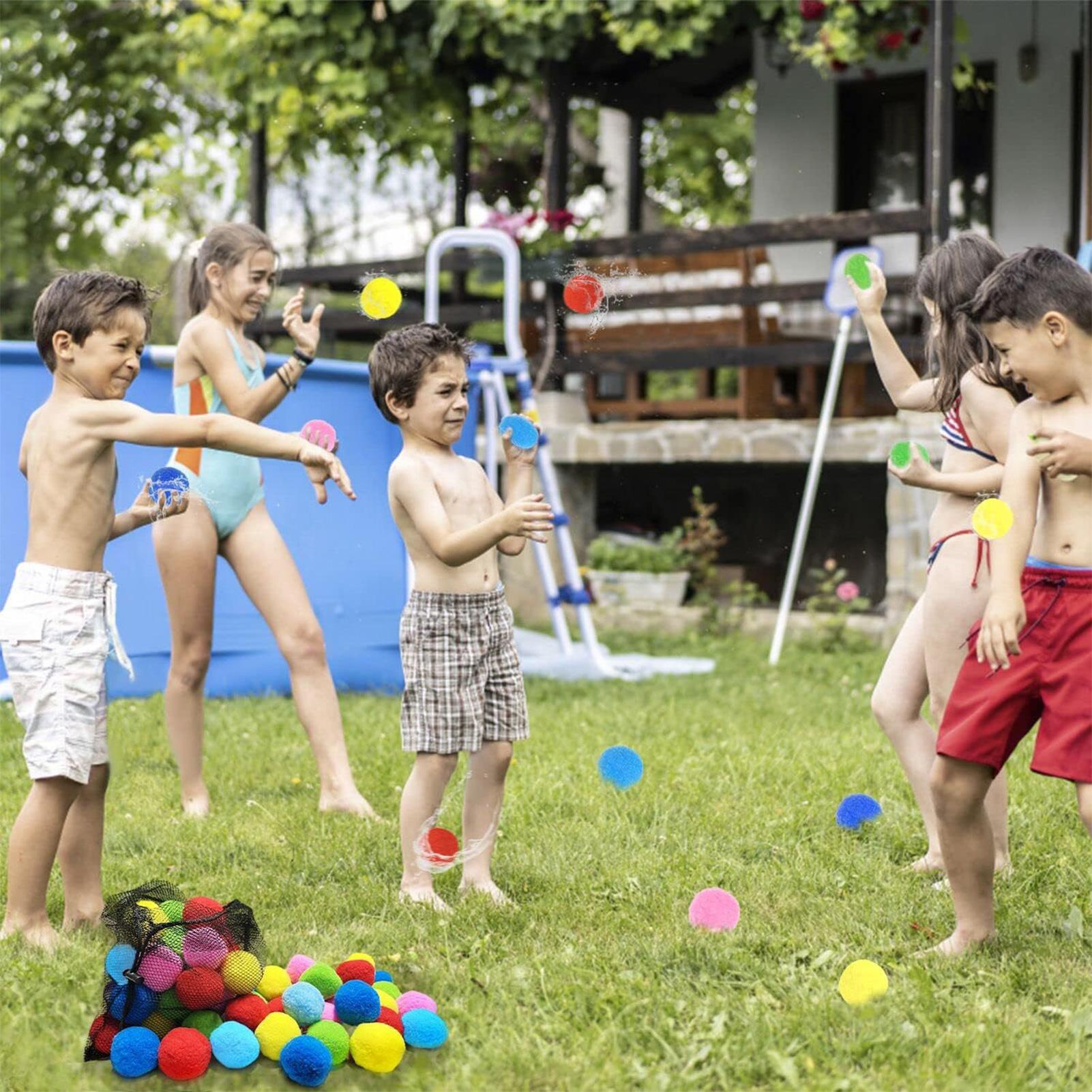 60 ชิ้น ลูกบอลฟองน้ำน้ำแบบใช้ซ - Aquatic Sports บทวิจารณ์และราคา