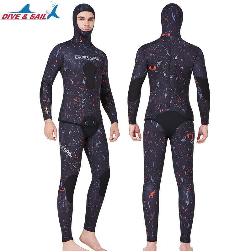 3MM CR Neoprene Wetsuit เปิดเซ - Wetsuit 3Mm Neoprene บทวิจารณ์และราคา