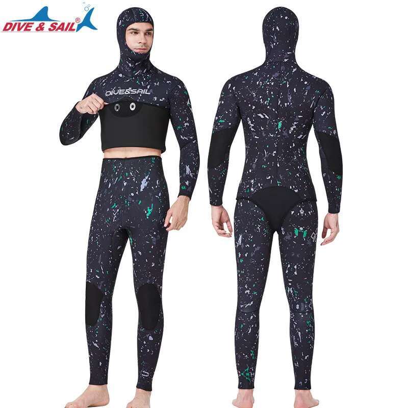 3MM CR Neoprene Wetsuit เปิดเซ - Wetsuit 3Mm Neoprene บทวิจารณ์และราคา