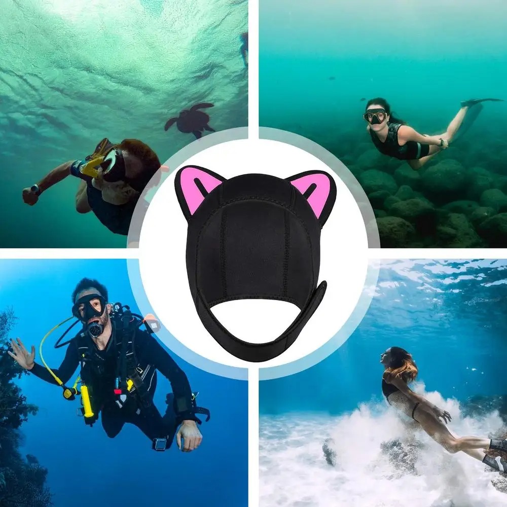 หมวกเว็ทสูทนีโอพรีน 3 มม. พร้อ - Wetsuit 3Mm Neoprene บทวิจารณ์และราคา