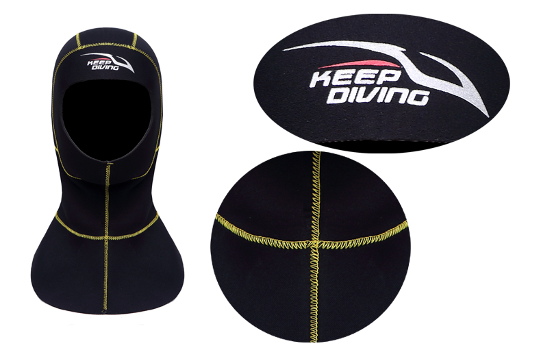 3mm Neoprene ดําน้ํา Hood ไหล่ - Wetsuit 3Mm Neoprene บทวิจารณ์และราคา