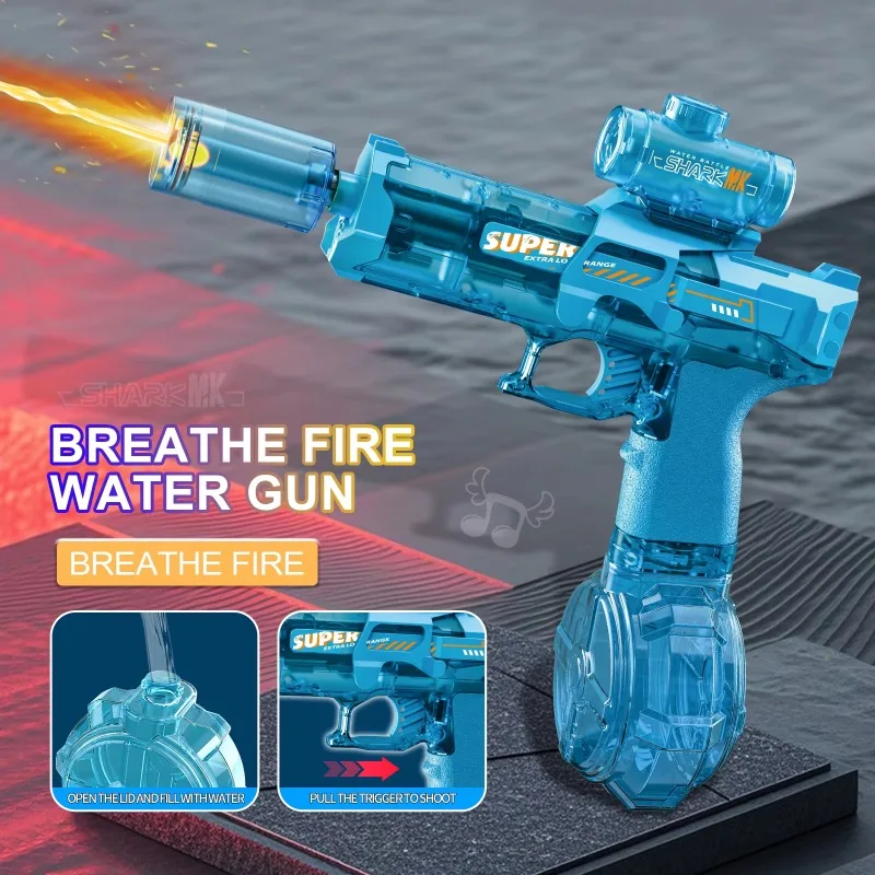 ปืนฉีดน้ำไฟ LED ของเล่นเด็ก ปื - Aquatic Sports บทวิจารณ์และราคา