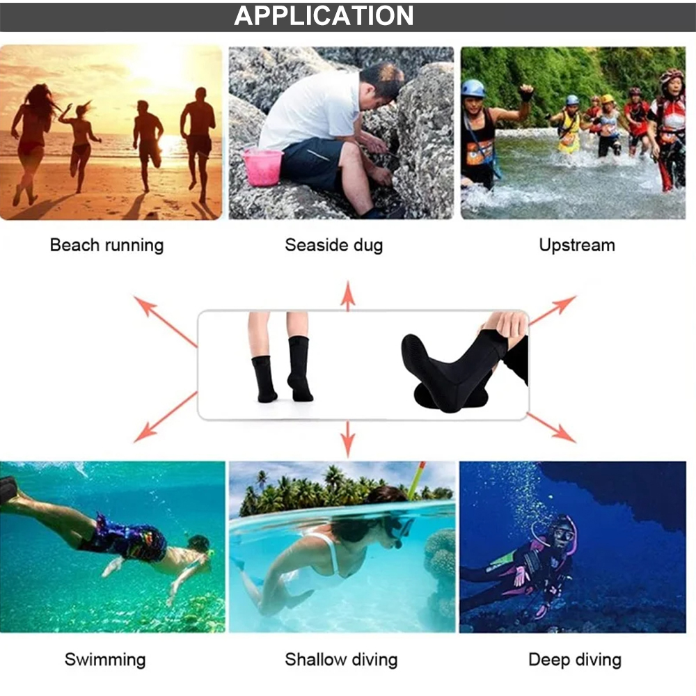 5mm ถุงเท้า Neoprene 3mm ชุดรอ - Wetsuit 3Mm Neoprene บทวิจารณ์และราคา
