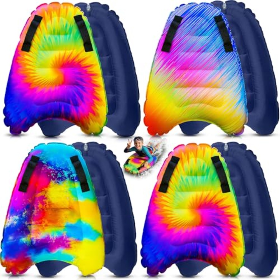 บอร์ดโต้คลื่นแบบเป่าลม 4 ชิ้นพ - Bodyboard Boogie Board บทวิจารณ์และราคา